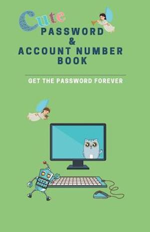 Cute Password & Account Number Book