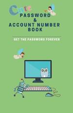 Cute Password & Account Number Book