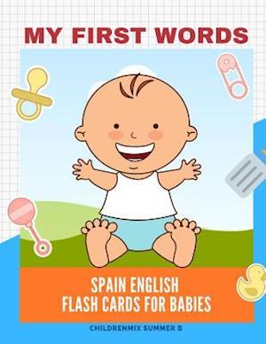 My First Words Spain English Flash Cards for Babies