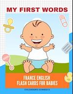 My First Words France English Flash Cards for Babies