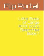 Little Book of Large Print Word Searches Book 1