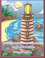 Adult Color by Numbers Coloring Book of Lighthouses