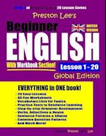 Preston Lee's Beginner English with Workbook Section Lesson 1 - 20 Global Edition (British Version)