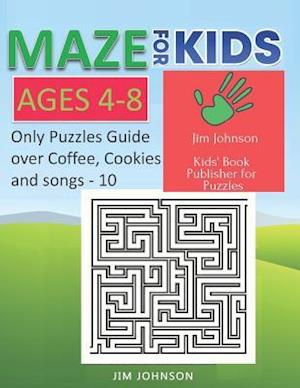 Maze for Kids Ages 4-8 - Only Puzzles No Answers Guide You Need for Having Fun on the Weekend - 10