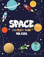 Space Coloring Book for Kids