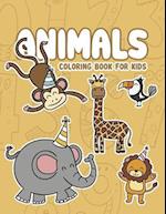 Animals coloring book for kids