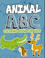 Animal ABC Coloring Book For Kids