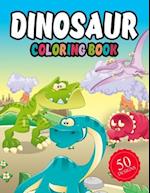 Dinosaur Coloring Book 50 DESIGNS
