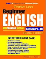 Preston Lee's Beginner English With Workbook Section Lesson 21 - 40 Global Edition