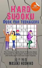 Hard Sudoku Book For Teenagers
