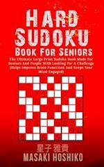 Hard Sudoku Book For Seniors