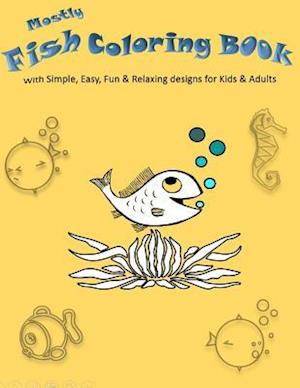 Mostly Fish Coloring Book