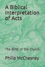 A Biblical Interpretation of Acts: The Birth of the Church 