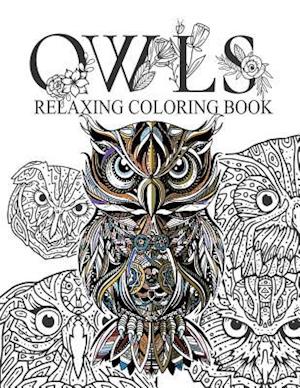 Owls Relaxing coloring book