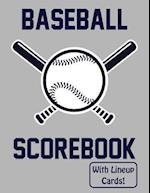Baseball Scorebook With Lineup Cards