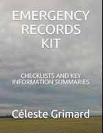 Emergency Records Kit