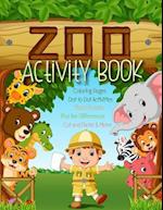 Zoo Activity Book with Coloring Pages, Dot to Dot Activities, Maze Puzzles, Find the Difference, Cut and Paste & More