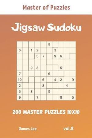 Master of Puzzles - Jigsaw Sudoku 200 Master Puzzles 10x10 vol.8