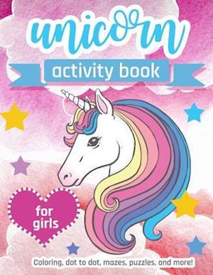 Unicorn Activity Book For Girls