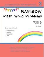 Rainbow Math Word Problems Grade 3 vol. I