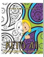 Keto AF Coloring Book