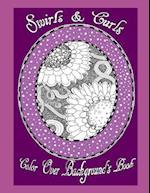 Swirls & Curls Color Over Background's Book