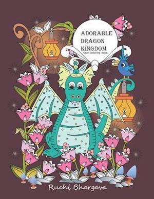 Adorable Dragon kingdom- Adult coloring Book