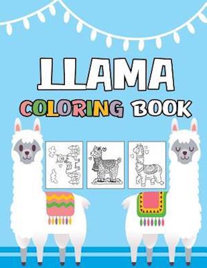 Llama Coloring Book