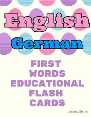 English German First Words Educational Flash Cards