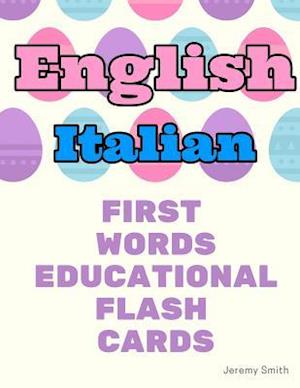English Italian First Words Educational Flash Cards