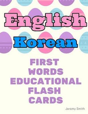 English Korean First Words Educational Flash Cards