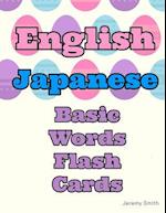English Japanese Basic Words Flash Cards