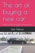 The art of buying a new car