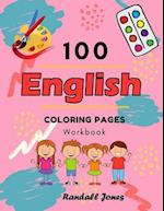 100 English Coloring Pages Workbook