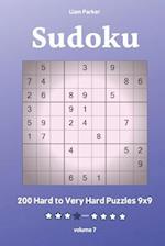 Sudoku - 200 Hard to Very Hard Puzzles 9x9 vol.7