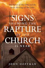 Signs Showing the Rapture of the Church is Near