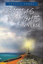 Letitia's Thoughts in Verse 