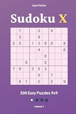 Sudoku X - 200 Easy Puzzles 9x9 vol.1