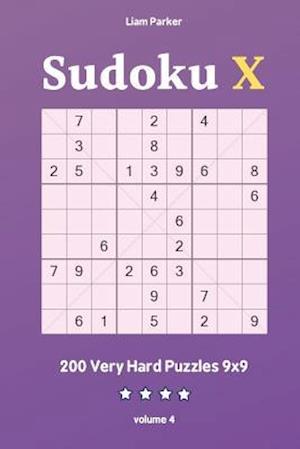 Sudoku X - 200 Very Hard Puzzles 9x9 vol.4