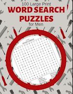 100 Large Print Word Search Puzzles For Men