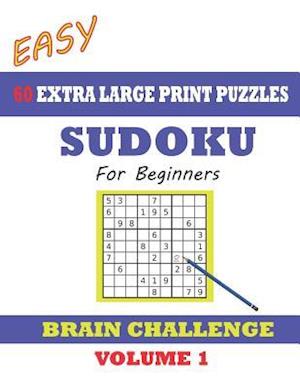 Sudoku for Beginners 60 Easy Extra Large Print Puzzles