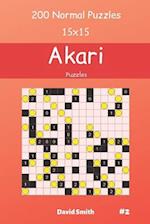 Akari Puzzles - 200 Normal Puzzles 15x15 vol.2