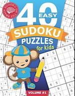 40 Easy Sudoku Puzzles for Kids