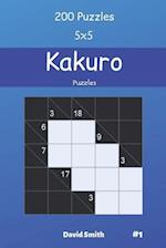 Kakuro Puzzles - 200 Puzzles 5x5 vol.1