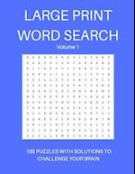 Large Print Word Search Volume 1