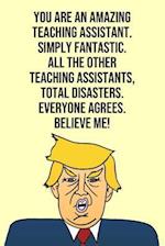 You Are An Amazing Teaching Assistant Simply Fantastic All the Other Teaching Assistants Total Disasters Everyone Agree Believe Me