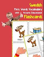 Swedish First Words Vocabulary with Pictures Educational Flashcards