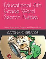 Educational 6th Grade Word Search Puzzles