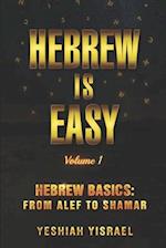 Hebrew is Easy