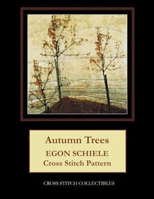 Autumn Trees: Egon Schiele Cross Stitch Pattern